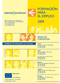 Cartel formaci�n para el empleo 2009