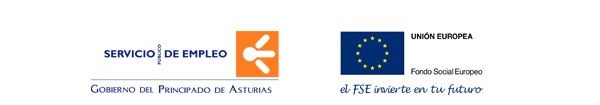 logotipos Servicio de empleo y Fondo Social Europeo